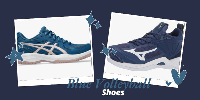 blue volleyball shoes