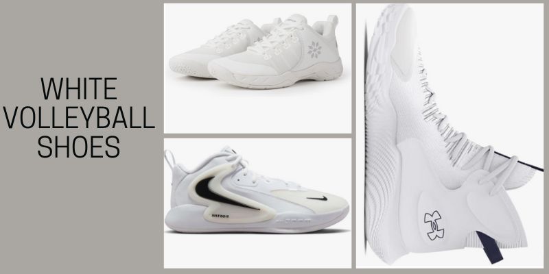 white volleyball shoes